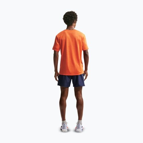 Men's running T-shirt Nike Miler Dri-Fit UV safety orange
