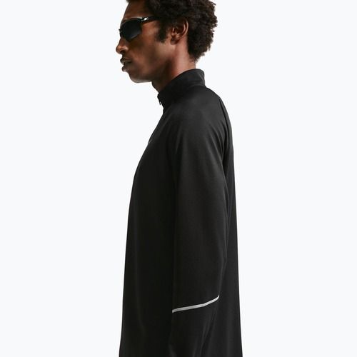 Men's running sweatshirt Nike Miler Dri-Fit UV 1/2 Zip black