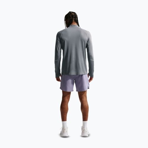Men's running sweatshirt Nike Miler Dri-Fit UV 1/2 Zip smoke grey