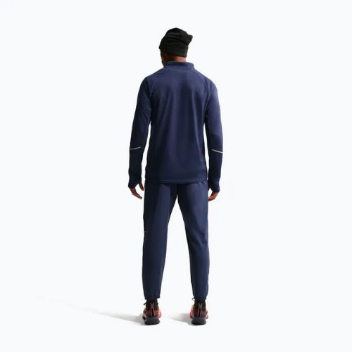 Men's running sweatshirt Nike Miler Dri-Fit UV 1/2 Zip midnight navy