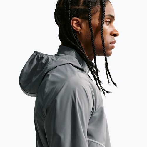 Men's running jacket Nike Miler Repel UV smoke grey/smoke grey