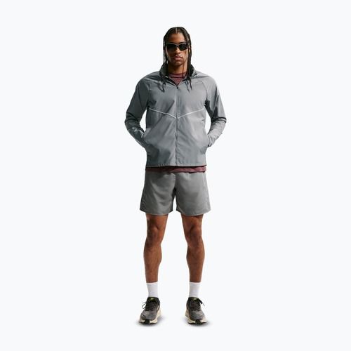 Men's running jacket Nike Miler Repel UV smoke grey/smoke grey