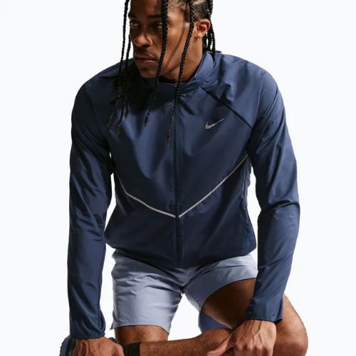 Men's running jacket Nike Miler Repel UV midnight navy