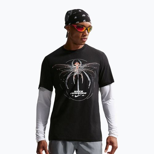 Men's running T-shirt Nike Dri-Fit Running black