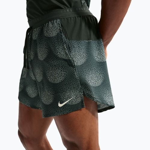 Men's running shorts Nike Stride Dri-Fit Brief Lined 5" black spruce