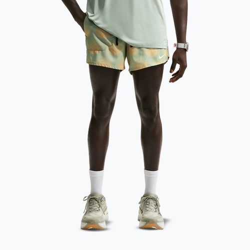 Men's running shorts Nike Stride Dri-Fit Brief Lined 5" jade horizon