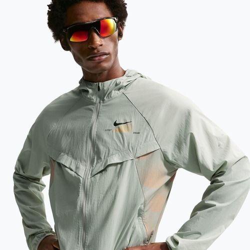 Men's running jacket Nike Stride Repel UV jade horizon