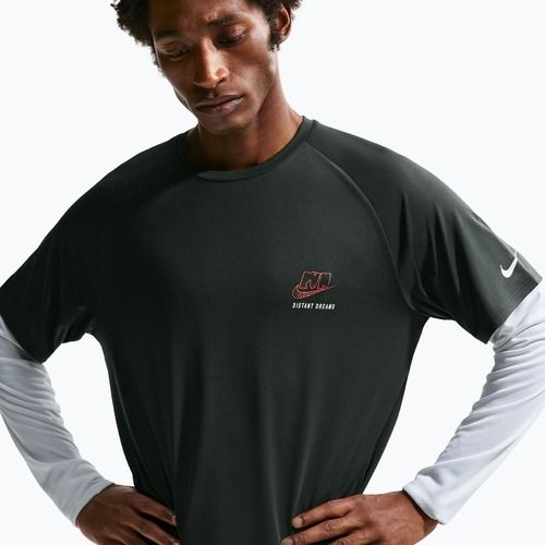 Men's running T-shirt Nike Stride Dri-Fit ADV black spruce