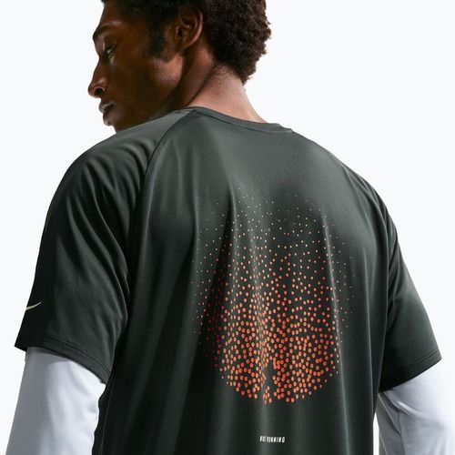 Men's running T-shirt Nike Stride Dri-Fit ADV black spruce