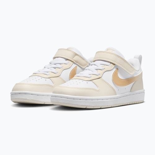 Children's shoes Nike Court Borough Low white/chalk/white/shimmer
