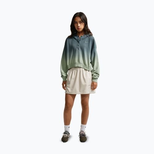 Women's sweatshirt Nike Sportswear Phoenix Fleece Oversized Henley Hoodie steam/mineral slate