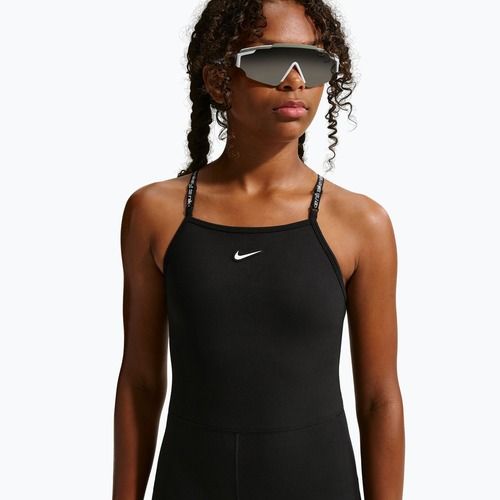Children's bodysuit Nike One Dri-Fit Unitard black/white