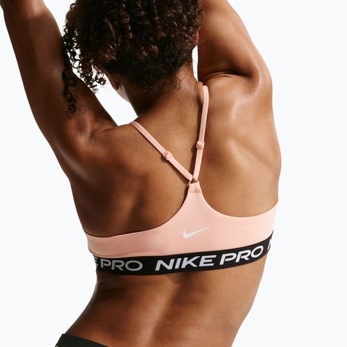 Girls' Nike Pro Indy Bra arctic orange/black/white