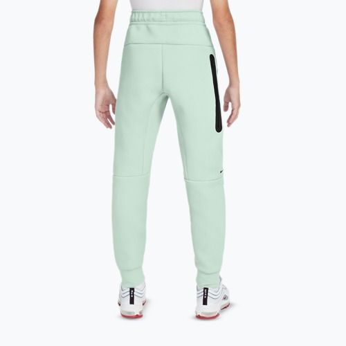 Children's trousers Nike Sportswear Tech Fleece barely green/black/black