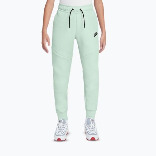Children's trousers Nike Sportswear Tech Fleece barely green/black/black