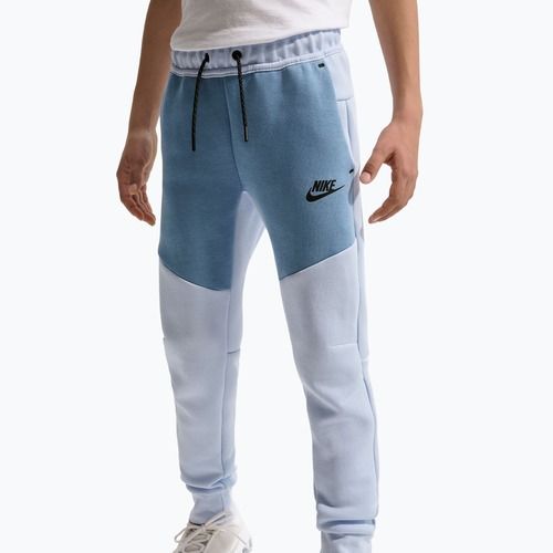 Children's trousers Nike Sportswear Tech Fleece hydrogen blue/work blue/black/black