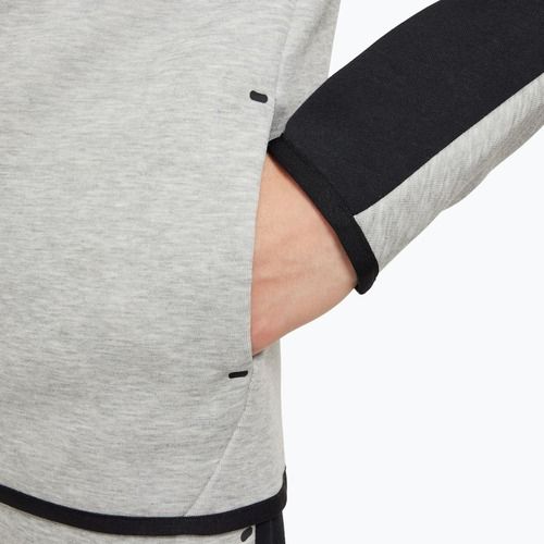 Children's sweatshirt Nike Sportswear Tech Fleece Full Zip dark grey heather/black/black/black