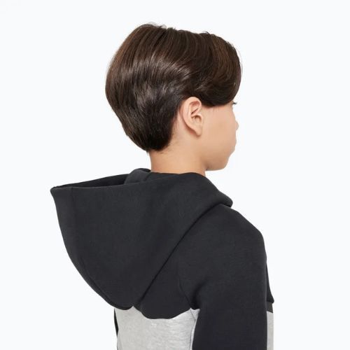 Children's sweatshirt Nike Sportswear Tech Fleece Full Zip dark grey heather/black/black/black