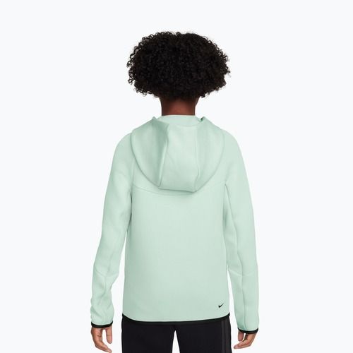 Children's sweatshirt Nike Sportswear Tech Fleece Full Zip barely green/black/black