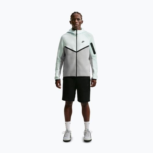 Men's sweatshirt Nike Tech Windrunner Full Zip barely green/light silver/black