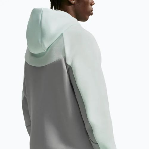 Men's sweatshirt Nike Tech Windrunner Full Zip barely green/light silver/black