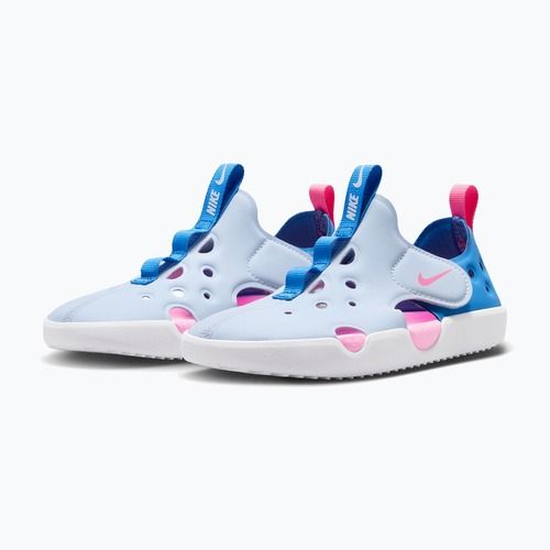 Children's sandals Nike Sunray Protect 4 HF6277 hydrogen blue/blue crystal/pink glow