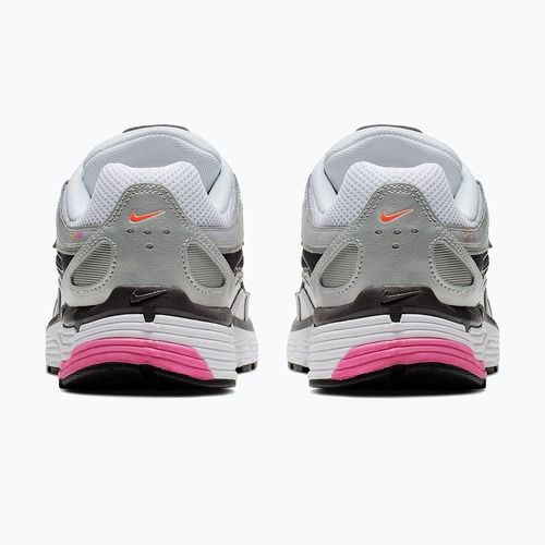Women's shoes Nike P-6000 white/metallic platinum/laser fuchsia