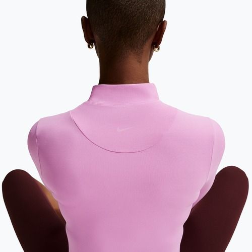 Women's training sweatshirt Nike Zenvy Dri-Fit Full Zip light magenta/white