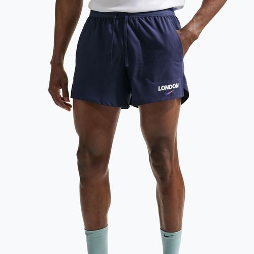 Men's running shorts Nike Stride Dri-Fit Brief Lined 5" midnight navy