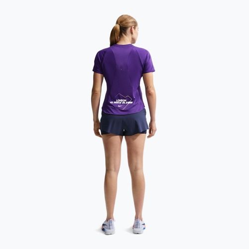 Women's running T-shirt Nike Swift London Dri-Fit court purple