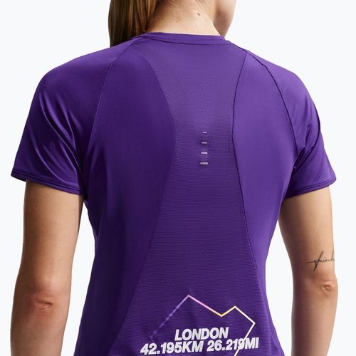 Women's running T-shirt Nike Swift London Dri-Fit court purple