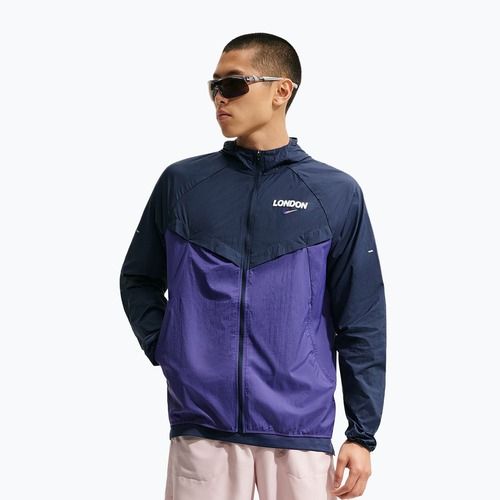 Men's running jacket Nike Stride Dri-Fit ADV midnight navy/court purple