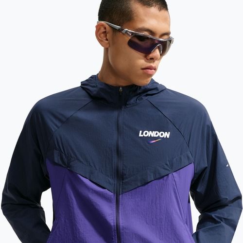 Men's running jacket Nike Stride Dri-Fit ADV midnight navy/court purple