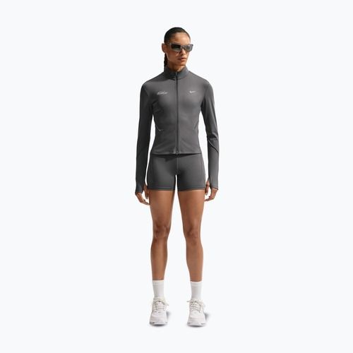 Women's running sweatshirt Nike Swift Dri-Fit Full Zip Mid-Layer medium ash
