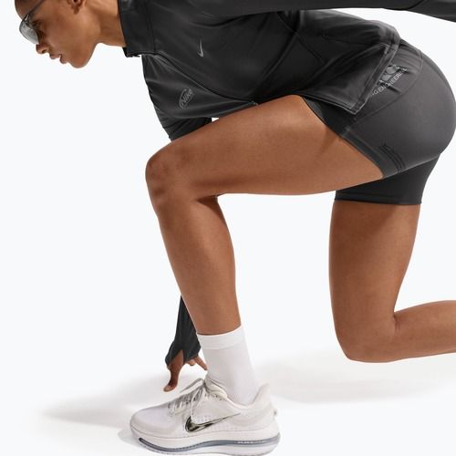 Women's running sweatshirt Nike Swift Dri-Fit Full Zip Mid-Layer medium ash