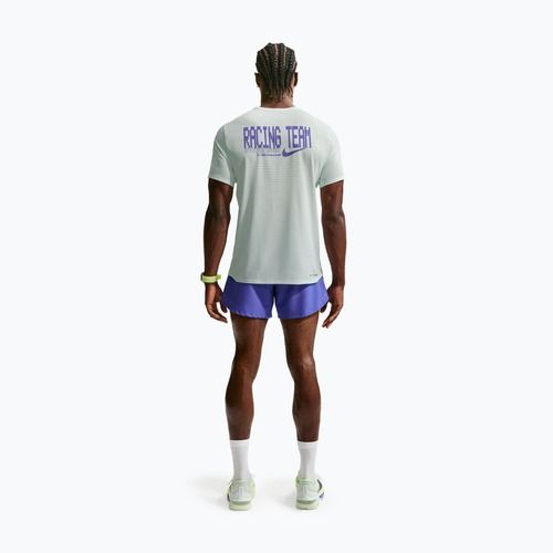 Men's running T-shirt Nike AeroSwift Dri-Fit ADV barely green/lapis