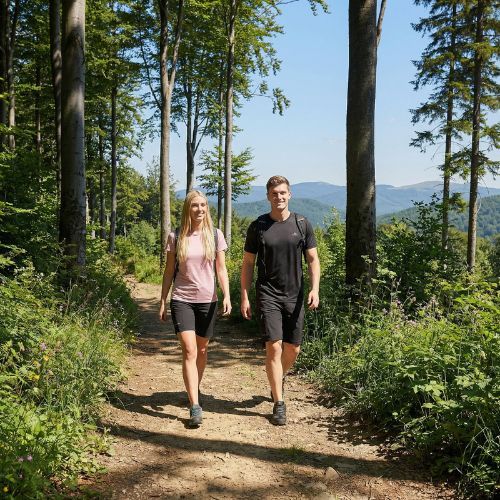 Men's trekking T-shirt KADVA TrailCore breathable black