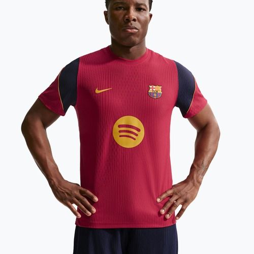 Men's football shirt Nike FC Barcelona Dri-Fit ADV Strike Elite noble red/blackened blue