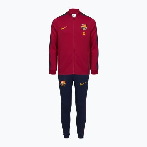 Children's football tracksuit Nike FC Barcelona Strike Dri-Fit Soccer Knit noble red/blackened blue