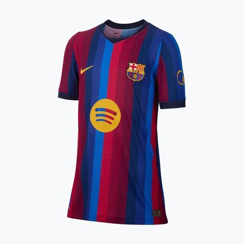 Children's football shirt Nike FC Barcelona Dri-Fit ADV Match deep garnet/blue void