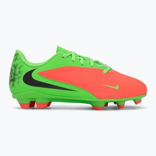 Children's football boots Nike Jr. Phantom 6 Club Erling Haaland MG hot punch/green strike/black
