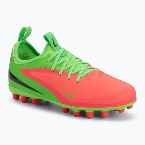 Children's football boots Nike Jr. Phantom 6 Academy Erling Haaland AG hot punch/green strike/black