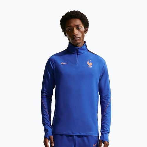 Men's football sweatshirt Nike FFF Strike Dri-Fit Drill Top game royal/metallic copper