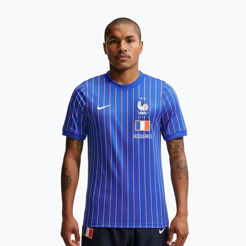 Men's football shirt Nike FFF Academy Pro Pre-Match game royal/university red/white