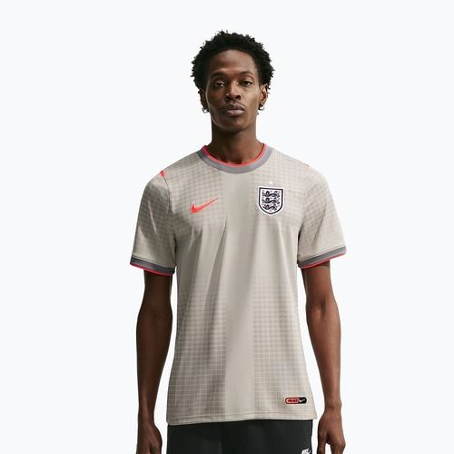 Men's football shirt Nike England Academy Pro Pre-Match pewter grey/bright crimson
