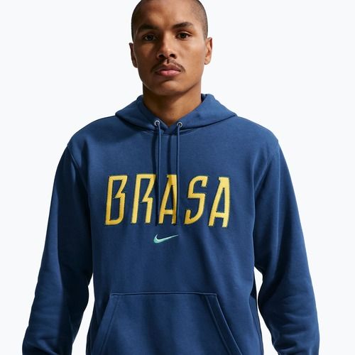 Men's sweatshirt Nike Brazil Club coastal blue/light mint