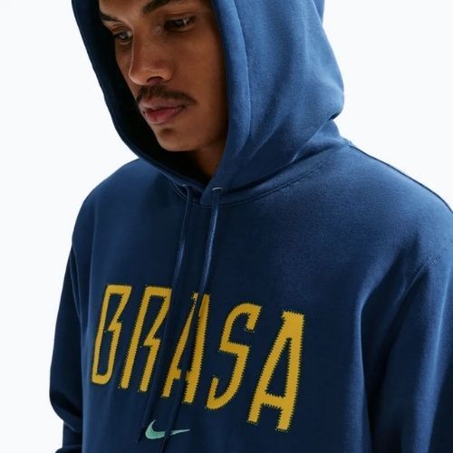 Men's sweatshirt Nike Brazil Club coastal blue/light mint