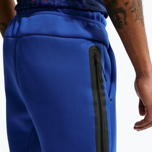 Men's football trousers Nike FFF Tech Fleece Joggers game royal/metallic copper