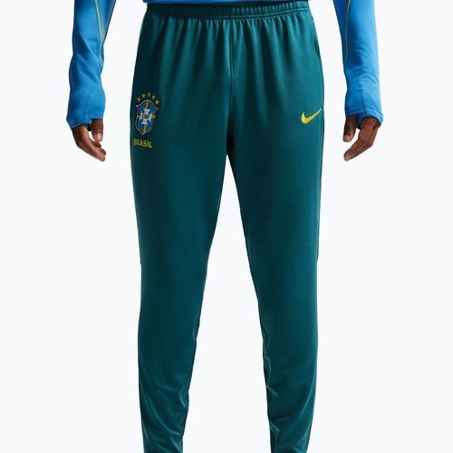 Men's football trousers Nike Brazil Strike geode teal/light mint/midwest gold