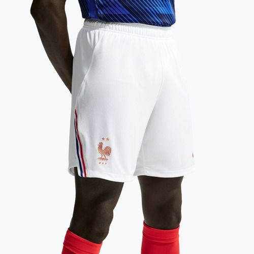 Men's football shorts Nike FFF 2026 Stadium Home Soccer Replica white/metallic copper